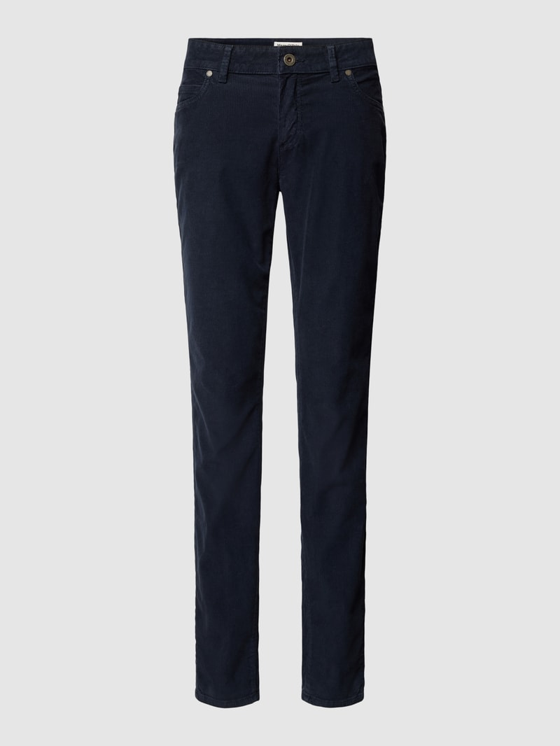 Slim Fit Jeans im 5-Pocket-Design Modell 'ALBY Slim' in marineblau