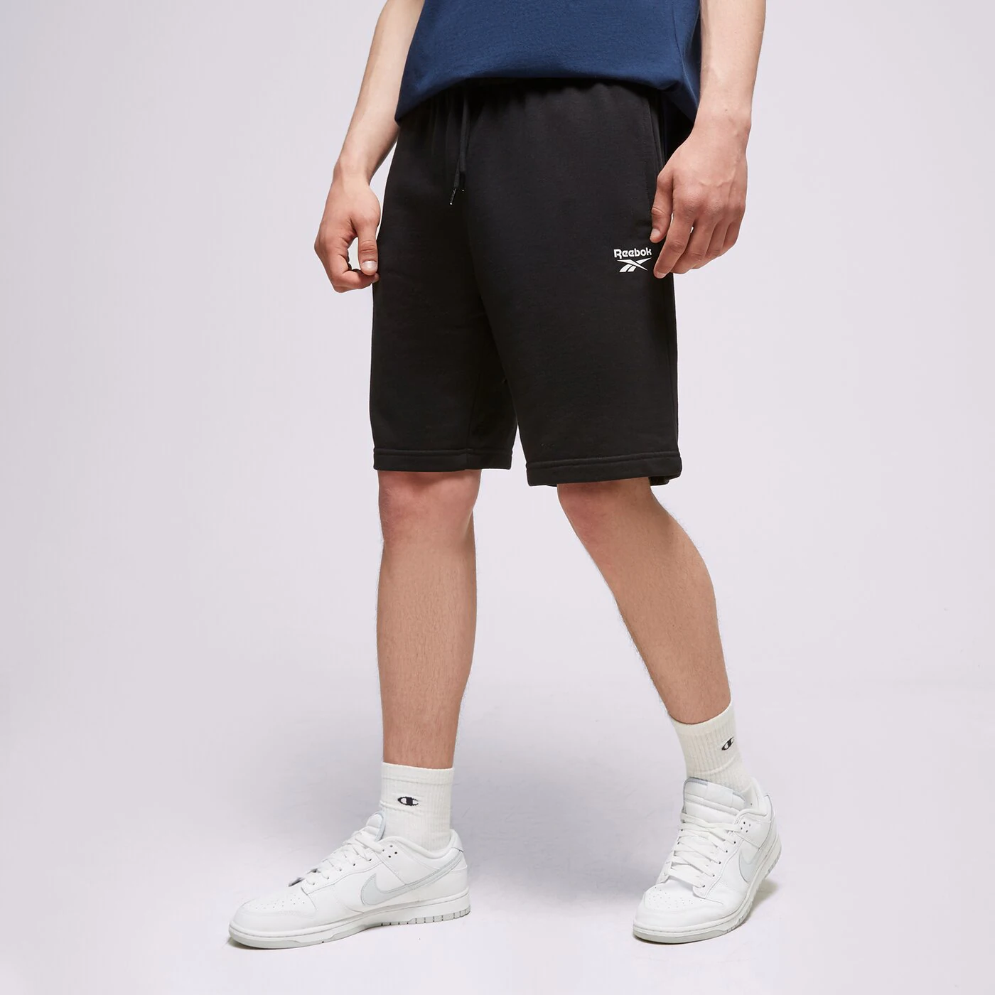 REEBOK SHORTS RI FT LEFT LEG SHORT Schwarz