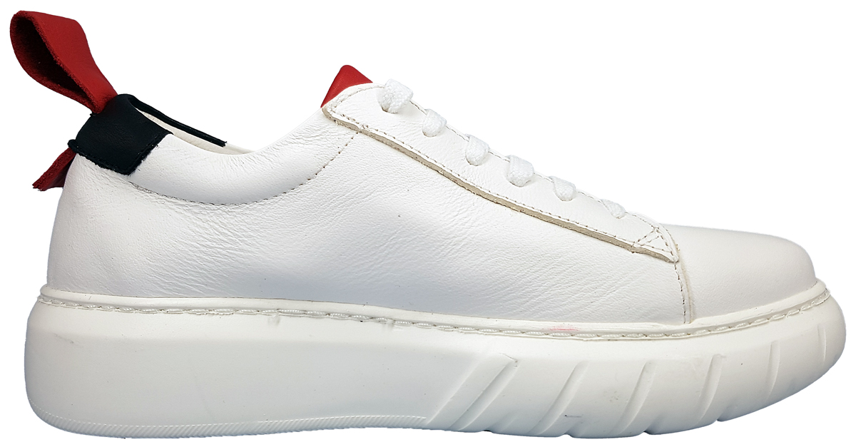 Maca Kitzbühel 3027 Weiß white/red