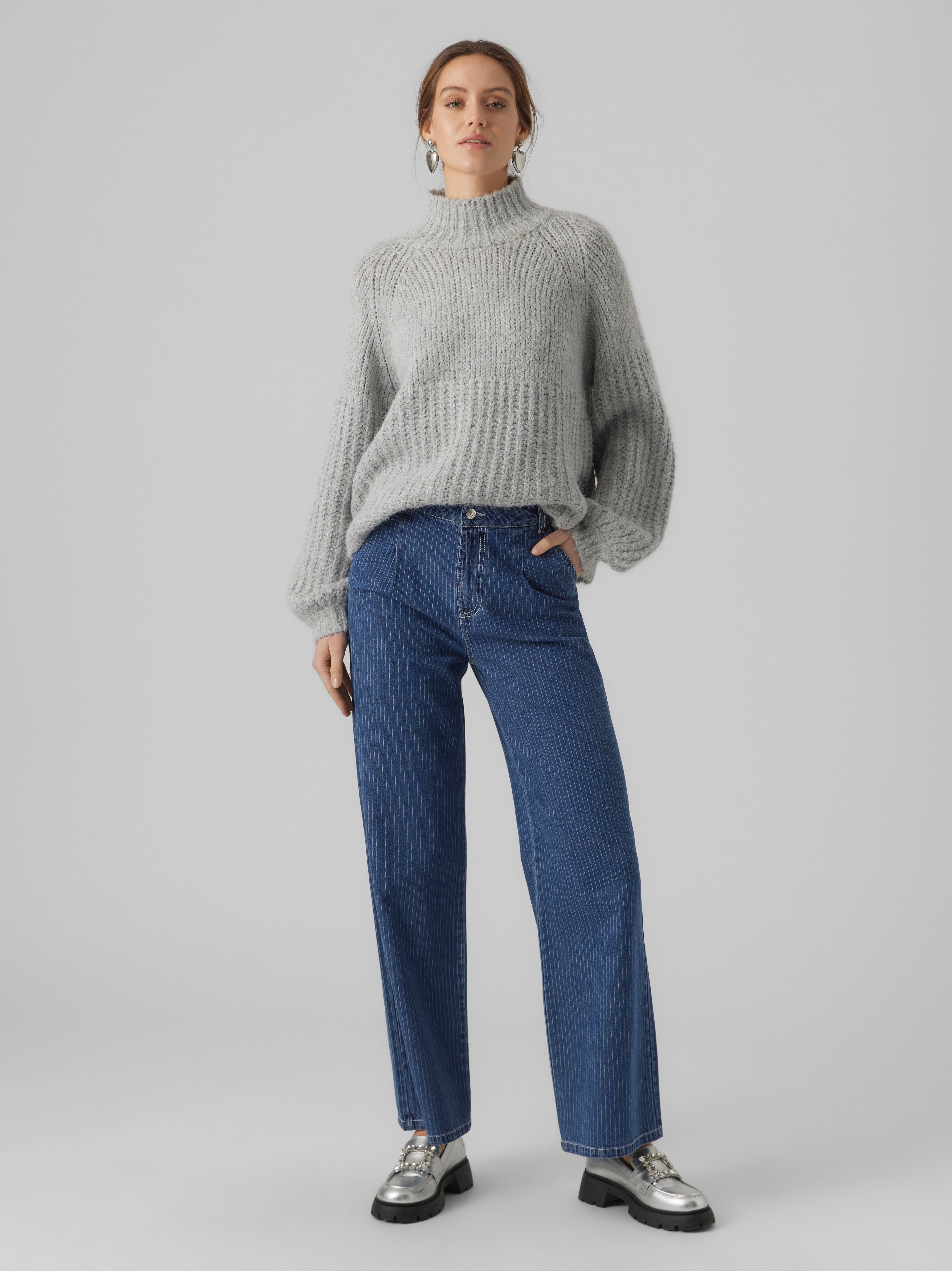 VMKATHY Hohe Taille Locker geschnitten Jeans