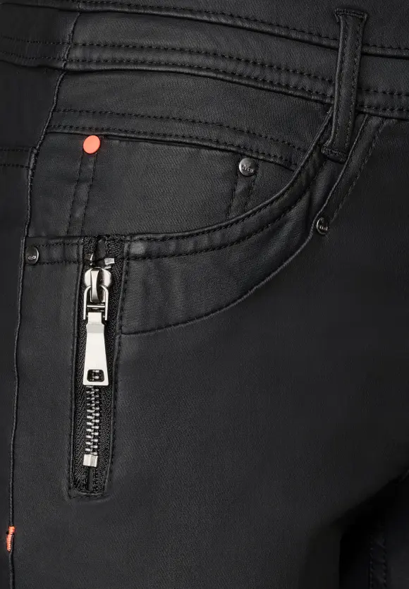 CECIL Slim Fit Hose mit Coating