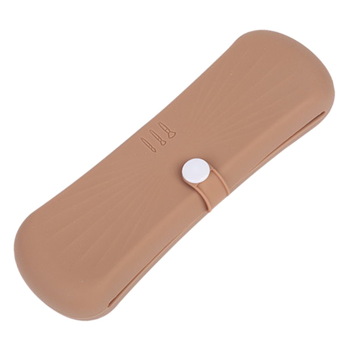 Jormftte Kosmetikkoffer Silikon Make Up Pinselhalter,Make Up Pinsel Aufbewahrung,für Reisen