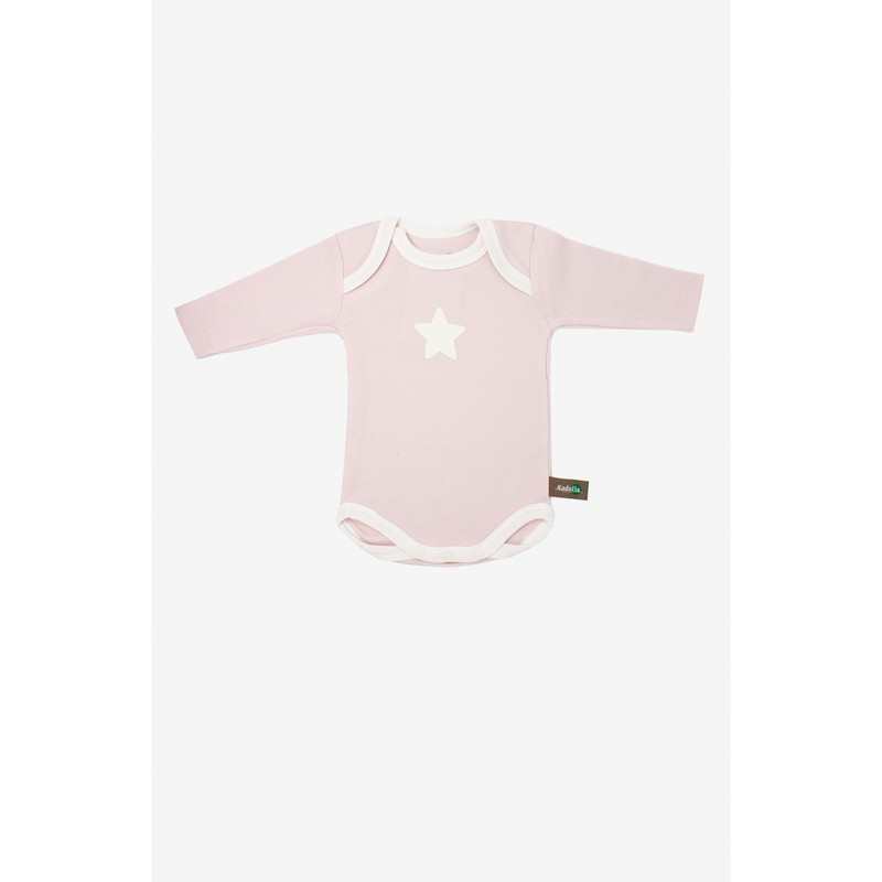 Lot de 3 Body manches longues en Coton Bio à motifs étoiles