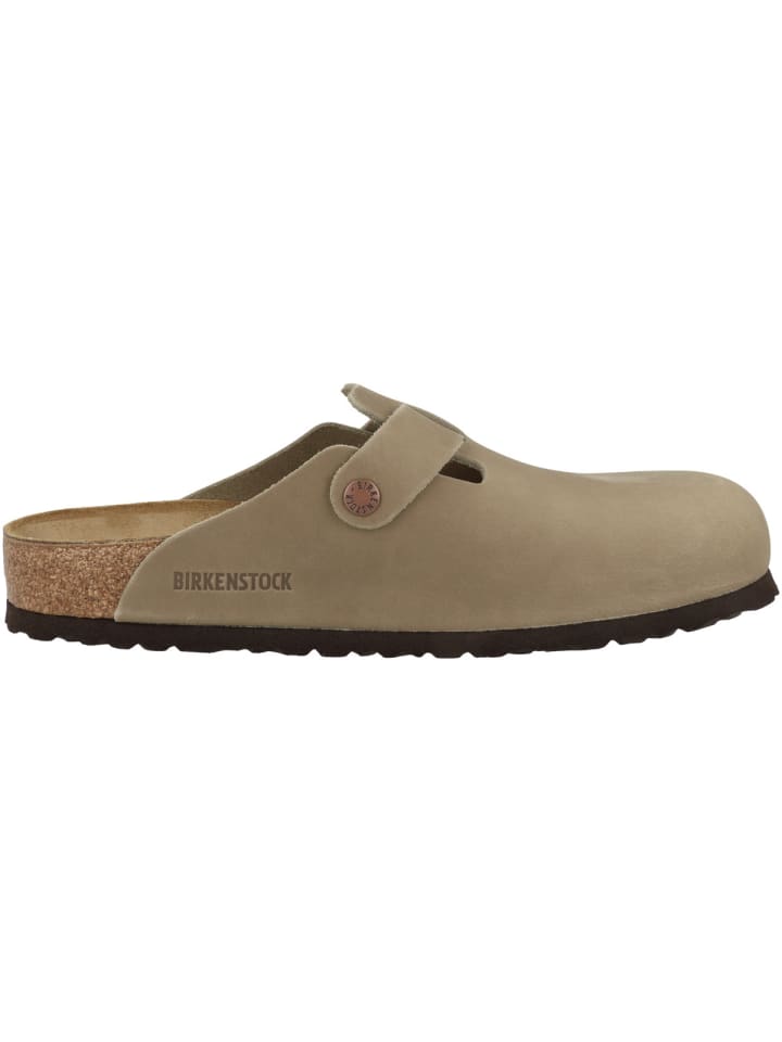 Birkenstock Clogs Boston Geöltes Nubukleder normal in braun günstig kaufen 45