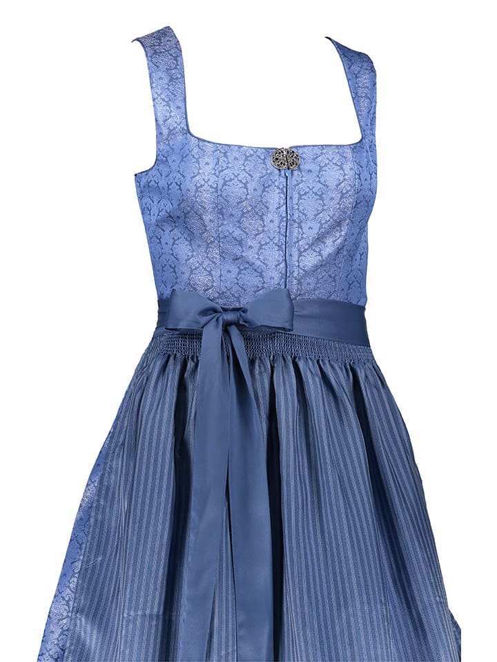 Turi Landhaus Dirndl in Blau günstig kaufen