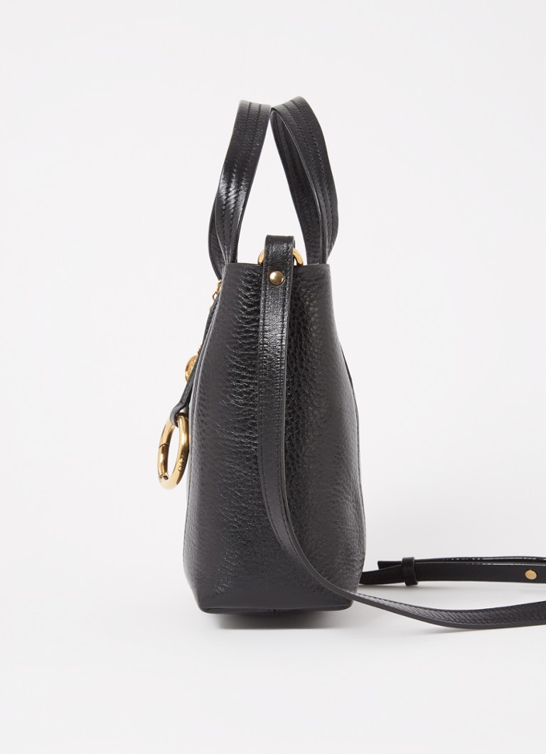 Chloé Spin calfskin crossbody bag with detachable shoulder strap
