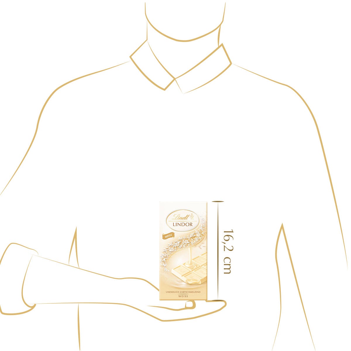 LINDOR weiss, 100g