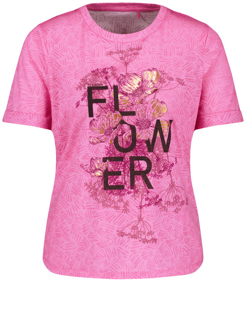 T-Shirt mit Wording-Print