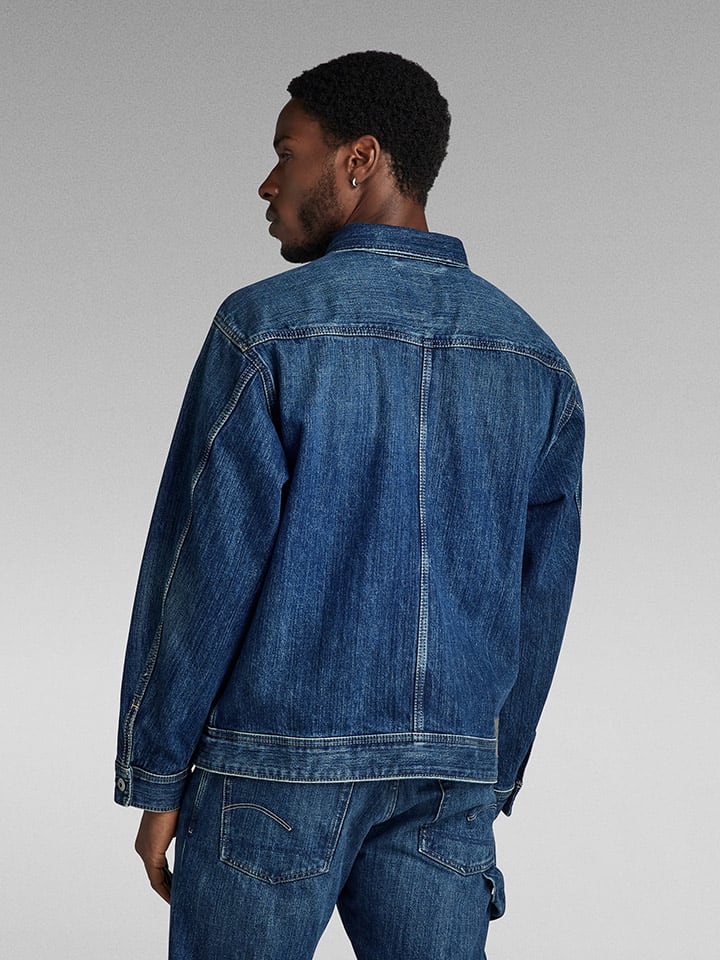 G-Star Jeansjacke in Blau günstig kaufen