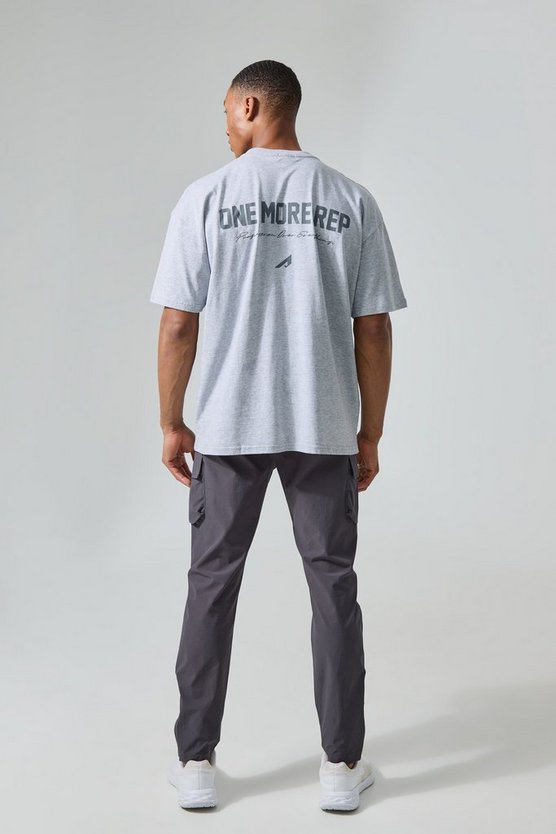 Man Active Oversized One More Rep T-shirt