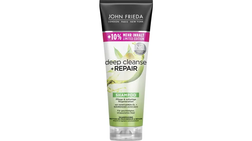 John Frieda Deep Cleanse & Repair Shampoo 250 ml