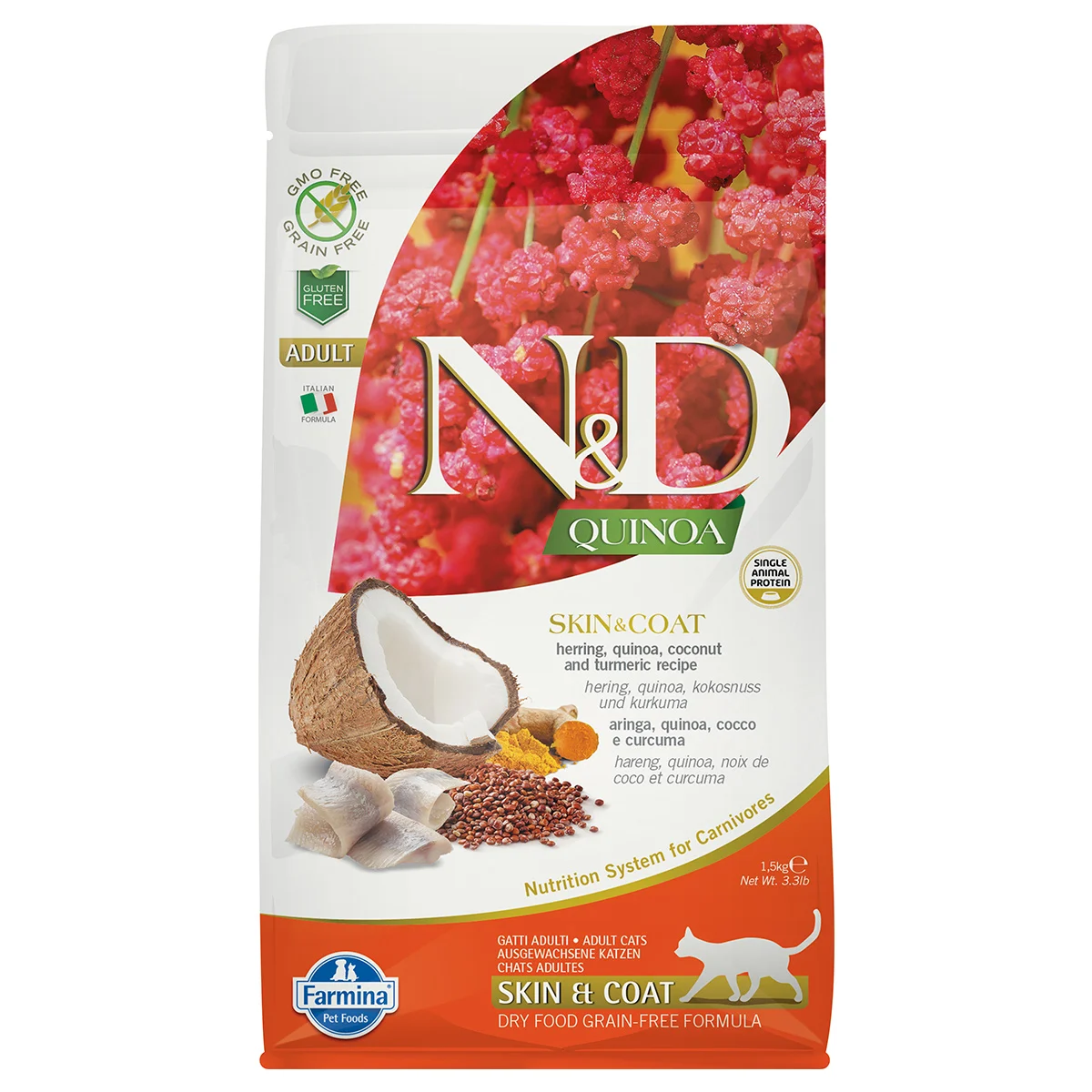 N&D Cat Quinoa Skin & Coat Herring günstig kaufen