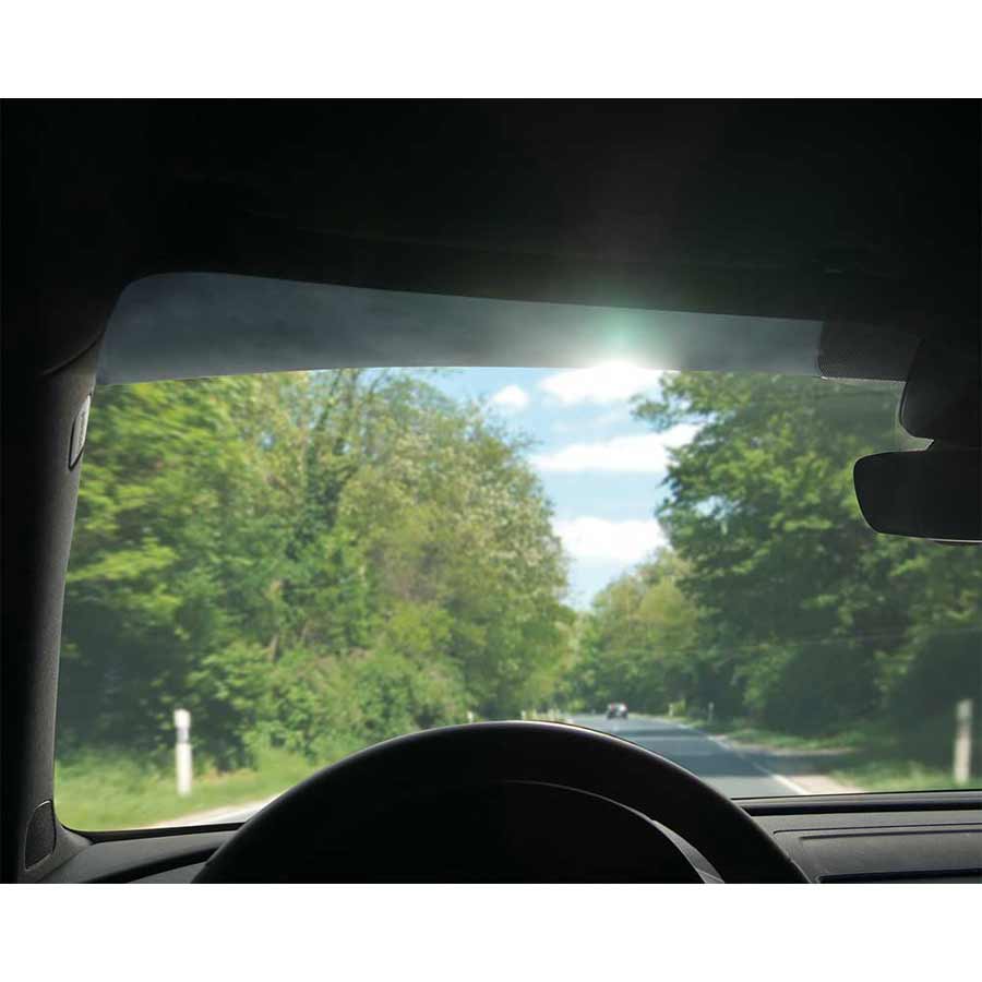 FOLIATEC Blendschutzstreifen Sunvisor tiefschwarz, 190 x 1500 mm - ATU
