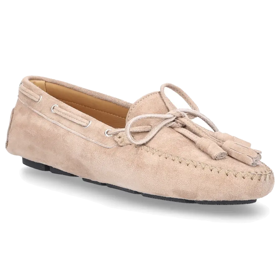 EN AVANT - Loafer 121 Veloursleder - beige