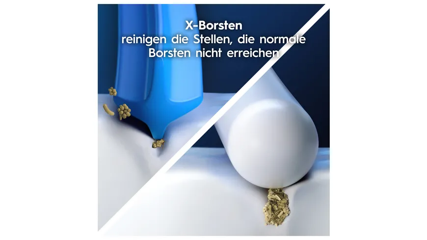 Oral-B PRO CROSSACTION Aufsteckbürsten Schwarz 4 Stück AM