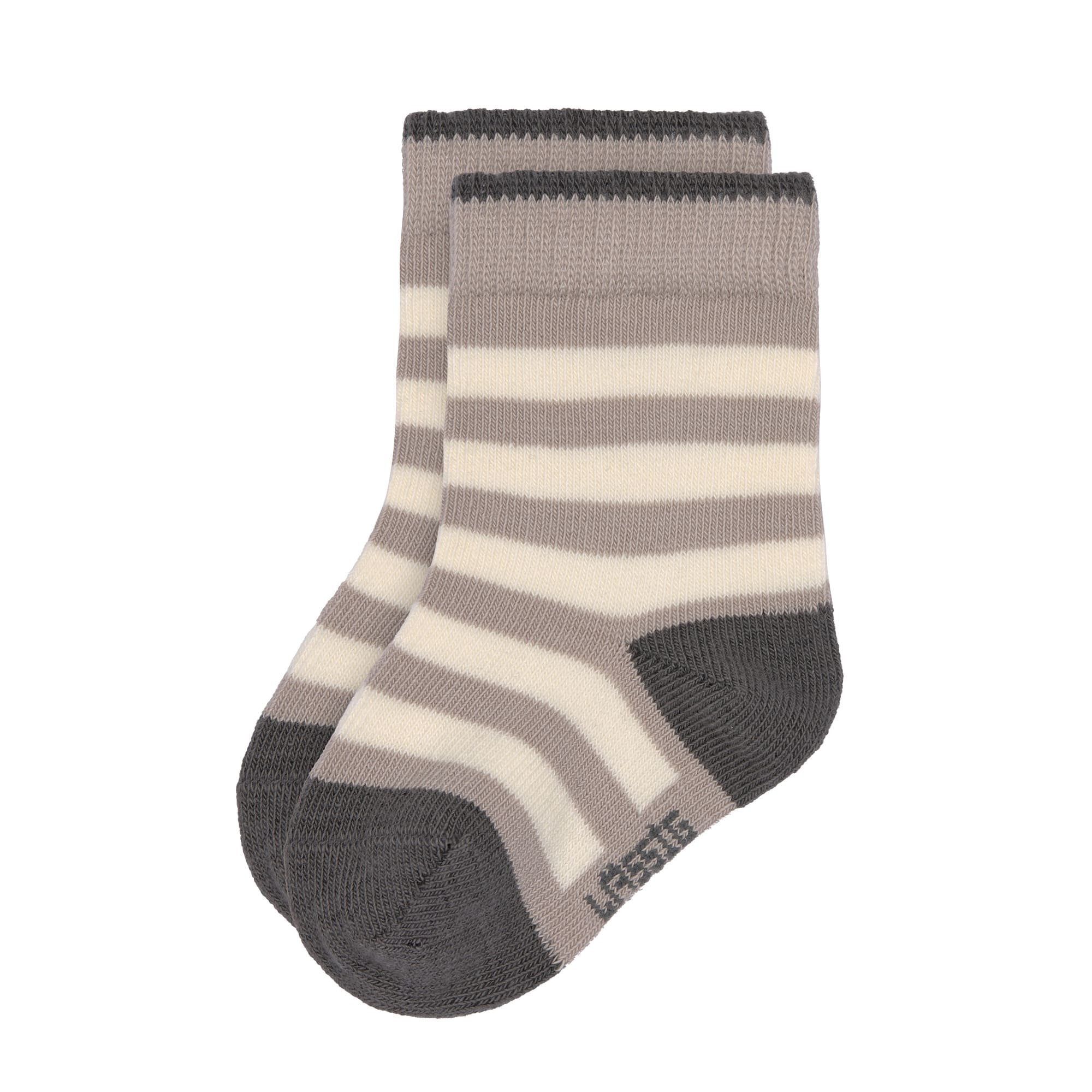 Kinder Socken 3er-Set, Anthrazit Taupe