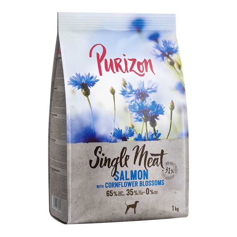 Purizon Single Meat Adult Lachs mit Spinat und Kornblumenblüten