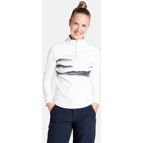 DAMEN ROLLI MID LAYER 1/2 ZIP BERRA GRAPHI