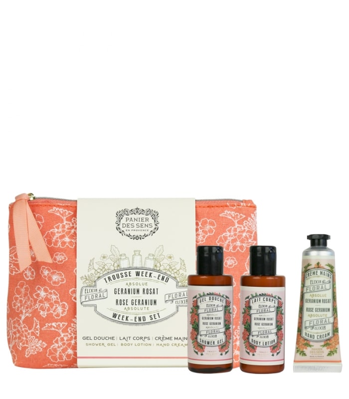 PANIER DES SENS-TROUSSE WEEK-END-Géranium rosat