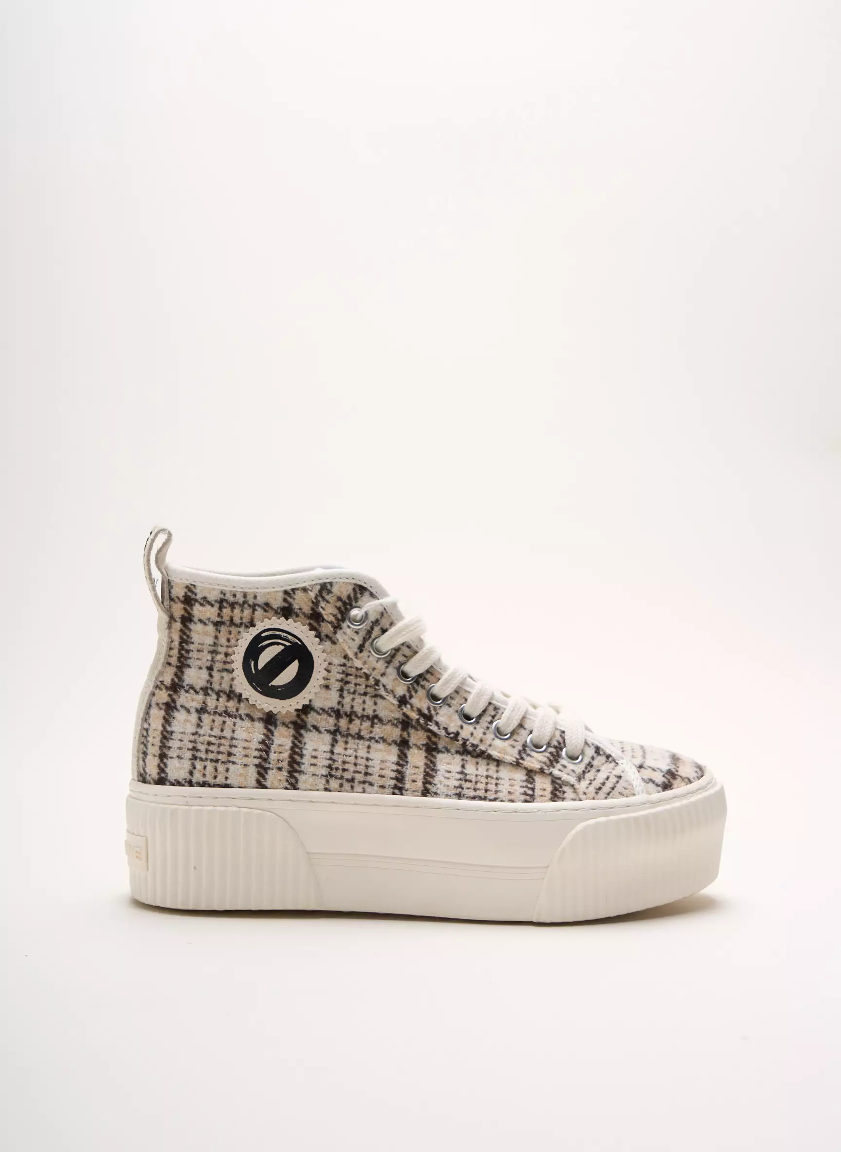 No Name Baskets Femme couleur beige