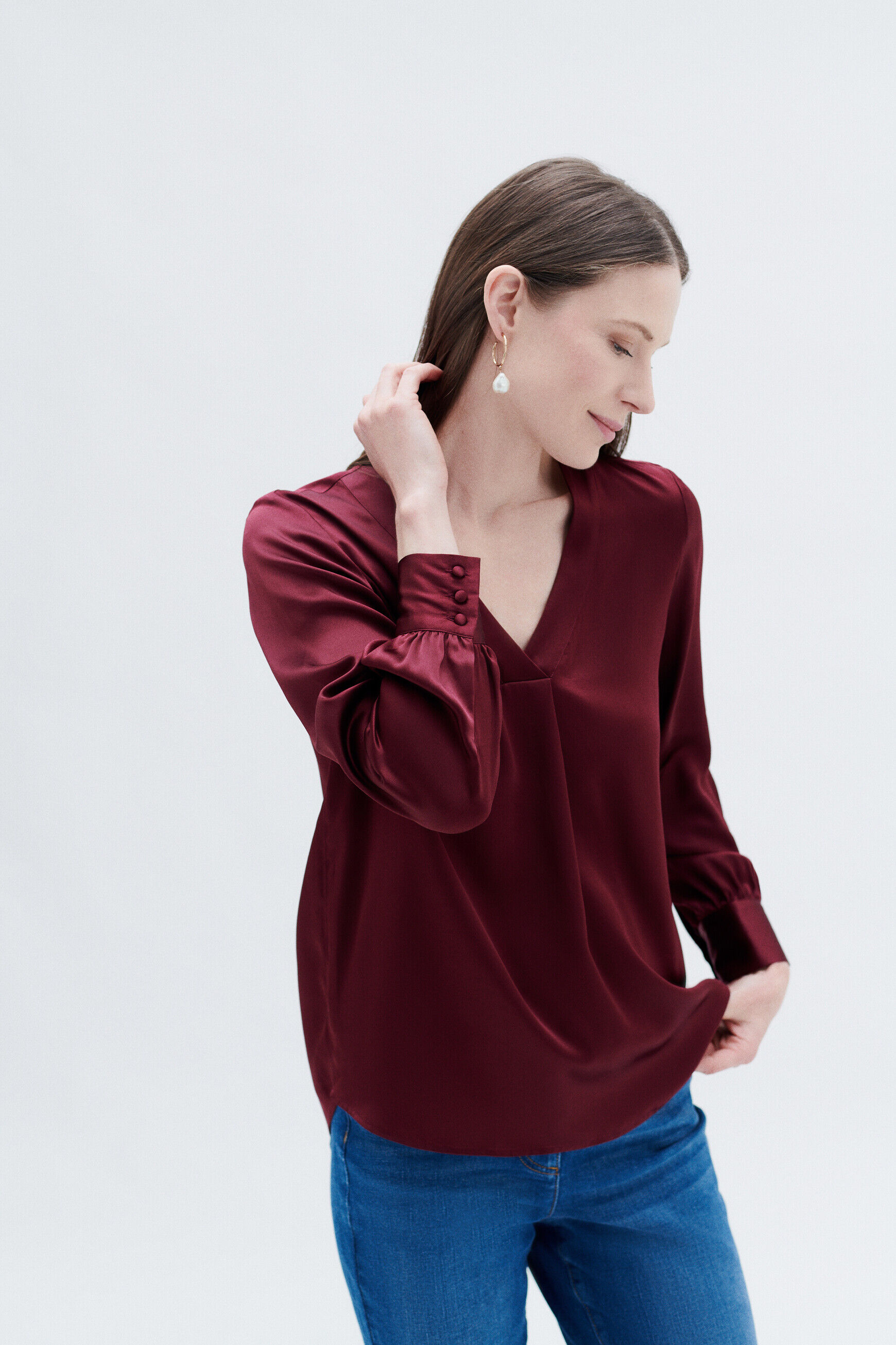 Blouse cmilana2 bordeaux femme