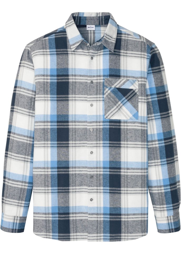 Flanell-Langarmhemd