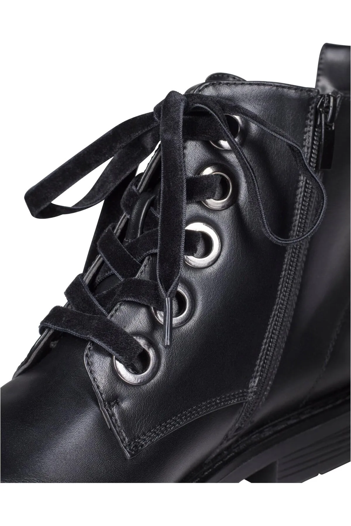 Urban Classics  Accessoires Stiefelette aus Samt mit Schnürung