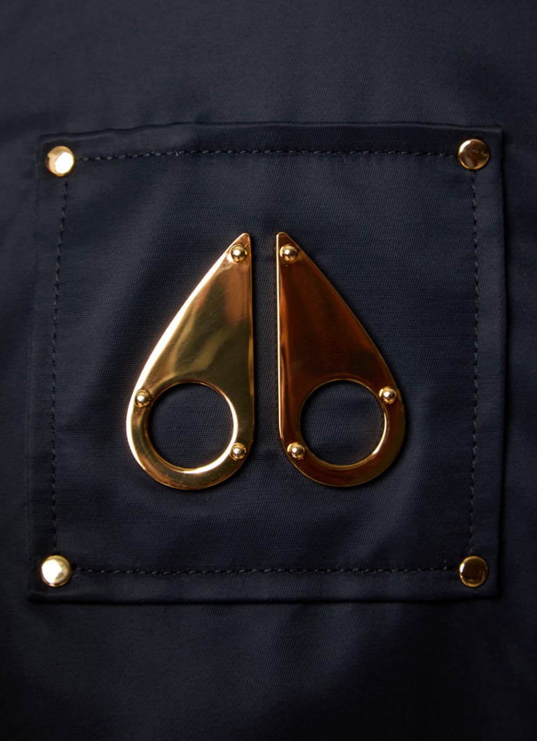 Moose Knuckles Courville bomberjaka ar rāvējslēdzēja kabatām un logotipu