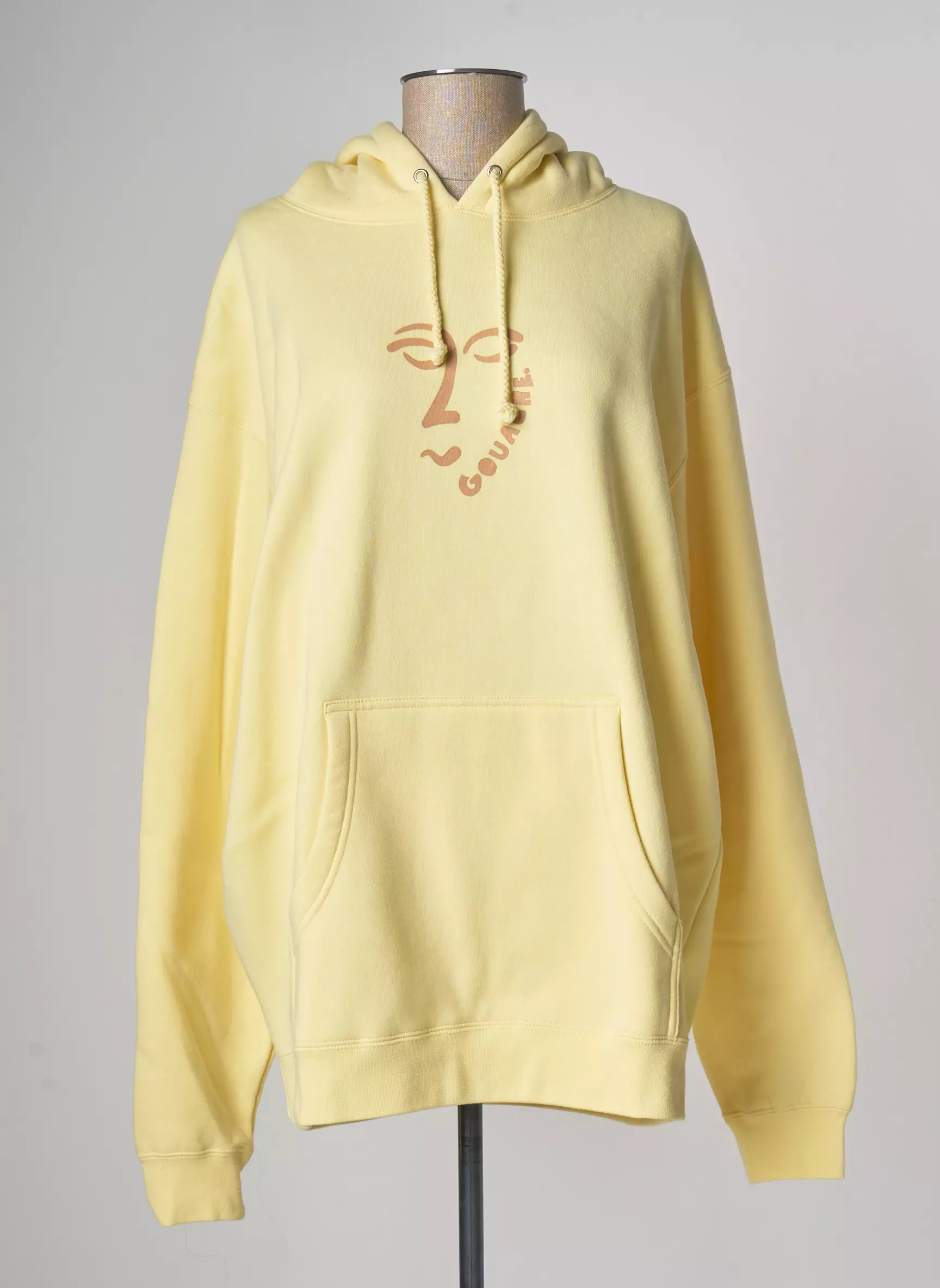 Gouache Sweats Femme couleur jaune
