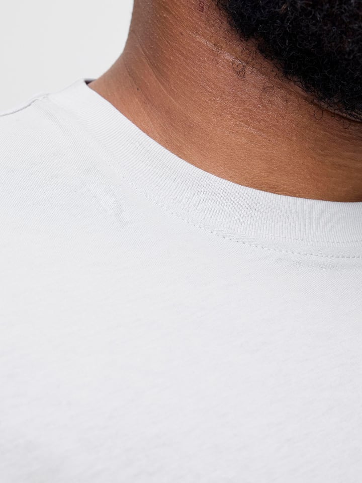 JACK & JONES PLUS T-shirt in Gray Dawn günstig kaufen