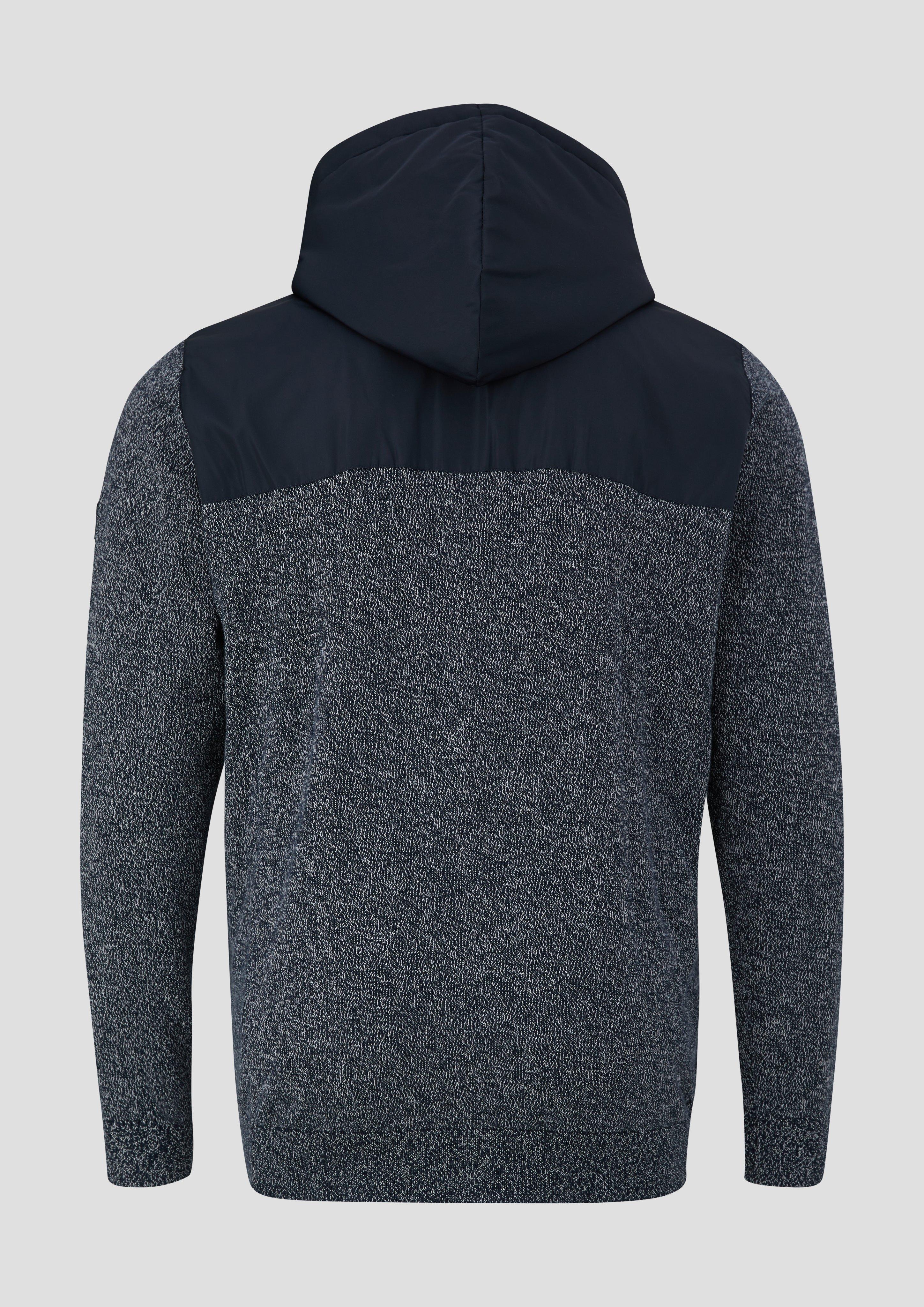 Kapuzenjacke im Fabricmix  2146850-59X0