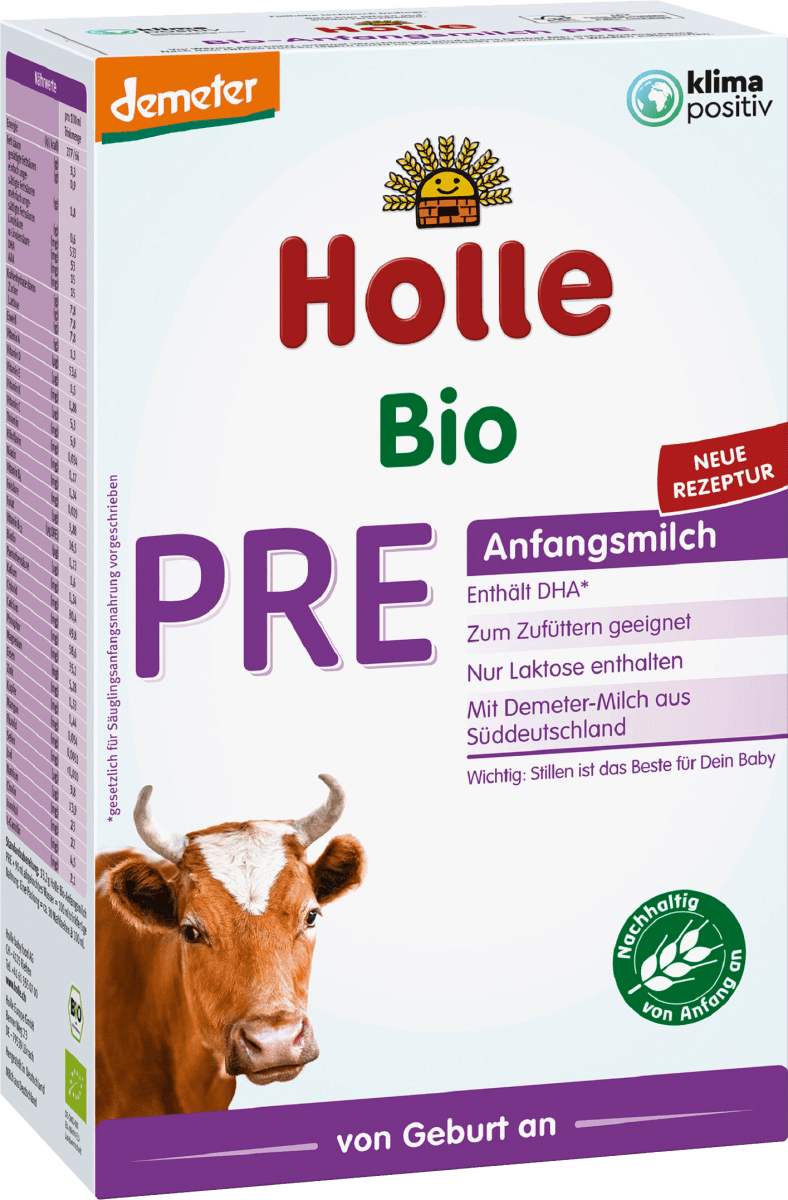 Anfangsmilch Pre Bio von Geburt an, 400 g