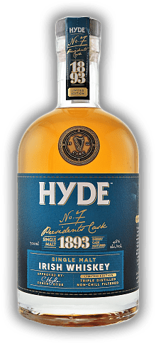 Hyde No.7 Irish Single Malt Whiskey Sherry Cask Matured 46% Hyde No.7 Irish Single Malt Whiskey Sherry Cask Matured 46%  0,7	 Liter - Vol 46%