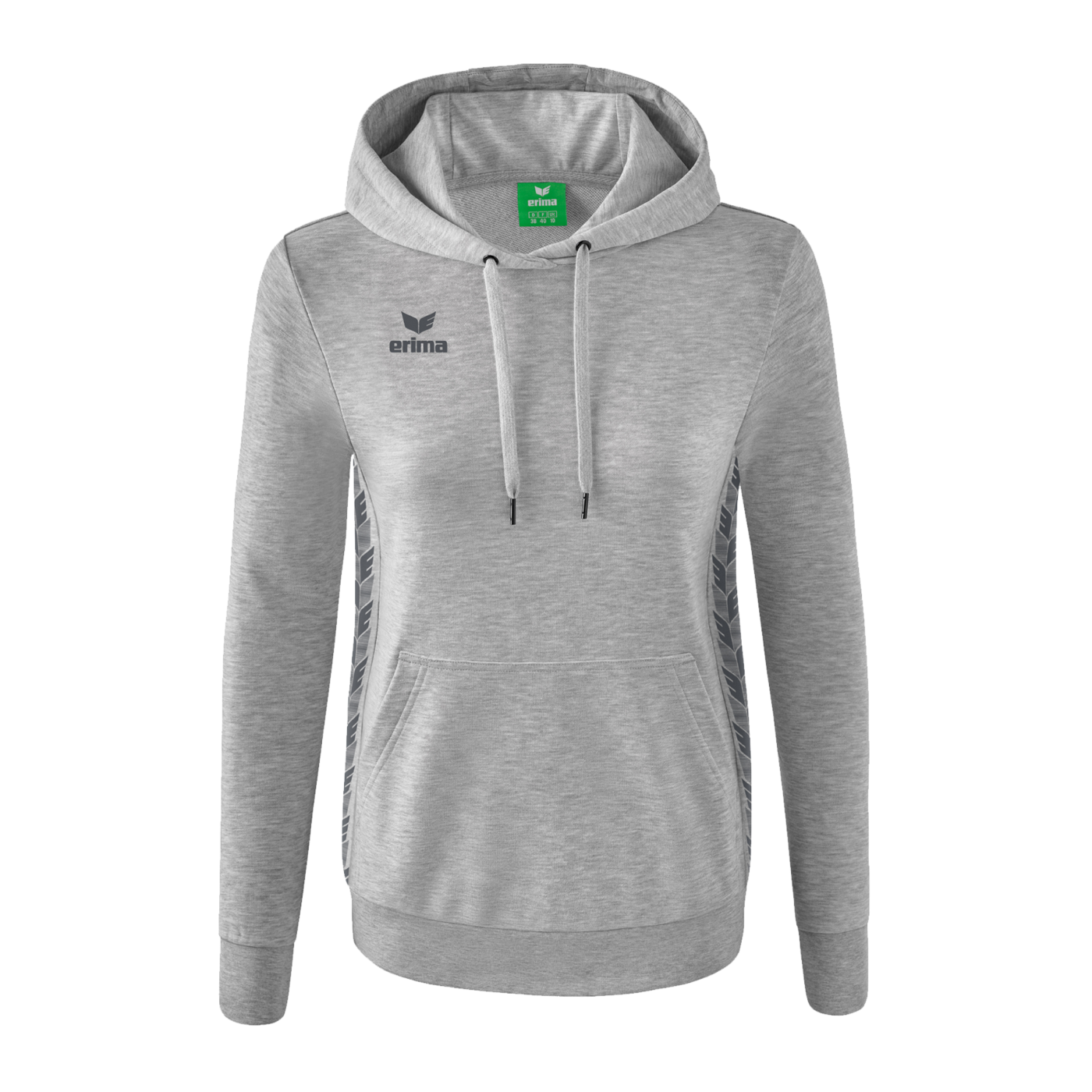 Erima Team Essential Hoody Damen Hellgrau