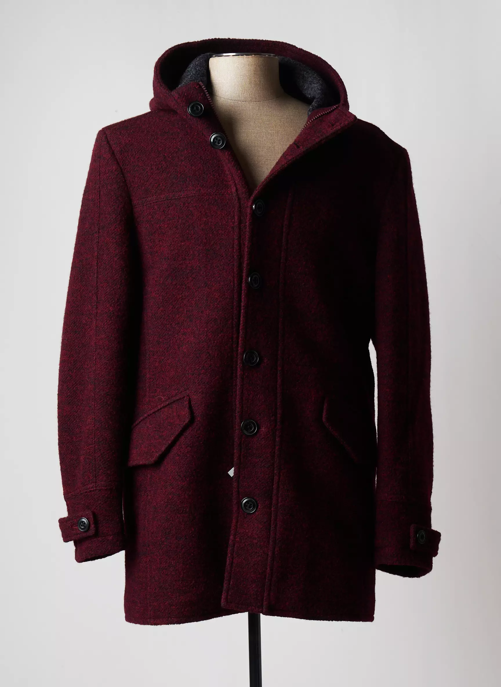 Delahaye Manteaux Longs Homme couleur rouge