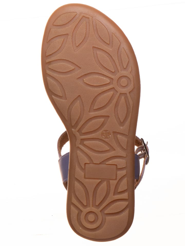 kmins Leder-Sandalen in Lila günstig kaufen