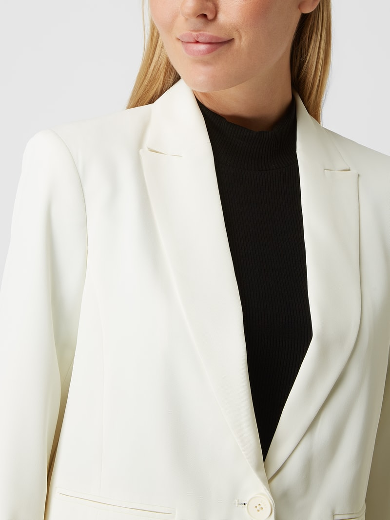Blazer mit 1-Knopf-Verschluss in offwhite