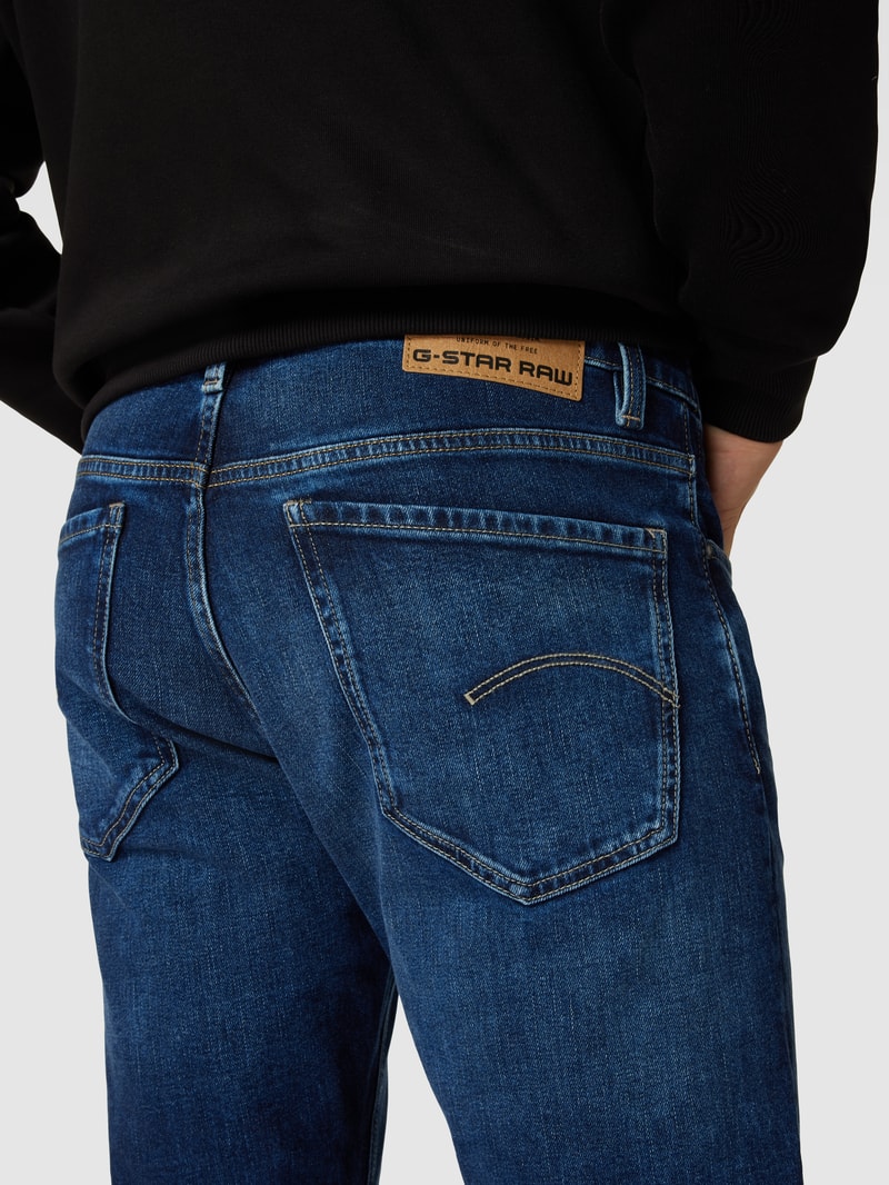 Straight Leg Jeans im 5-Pocket-Design Modell 'Mosa' in jeans