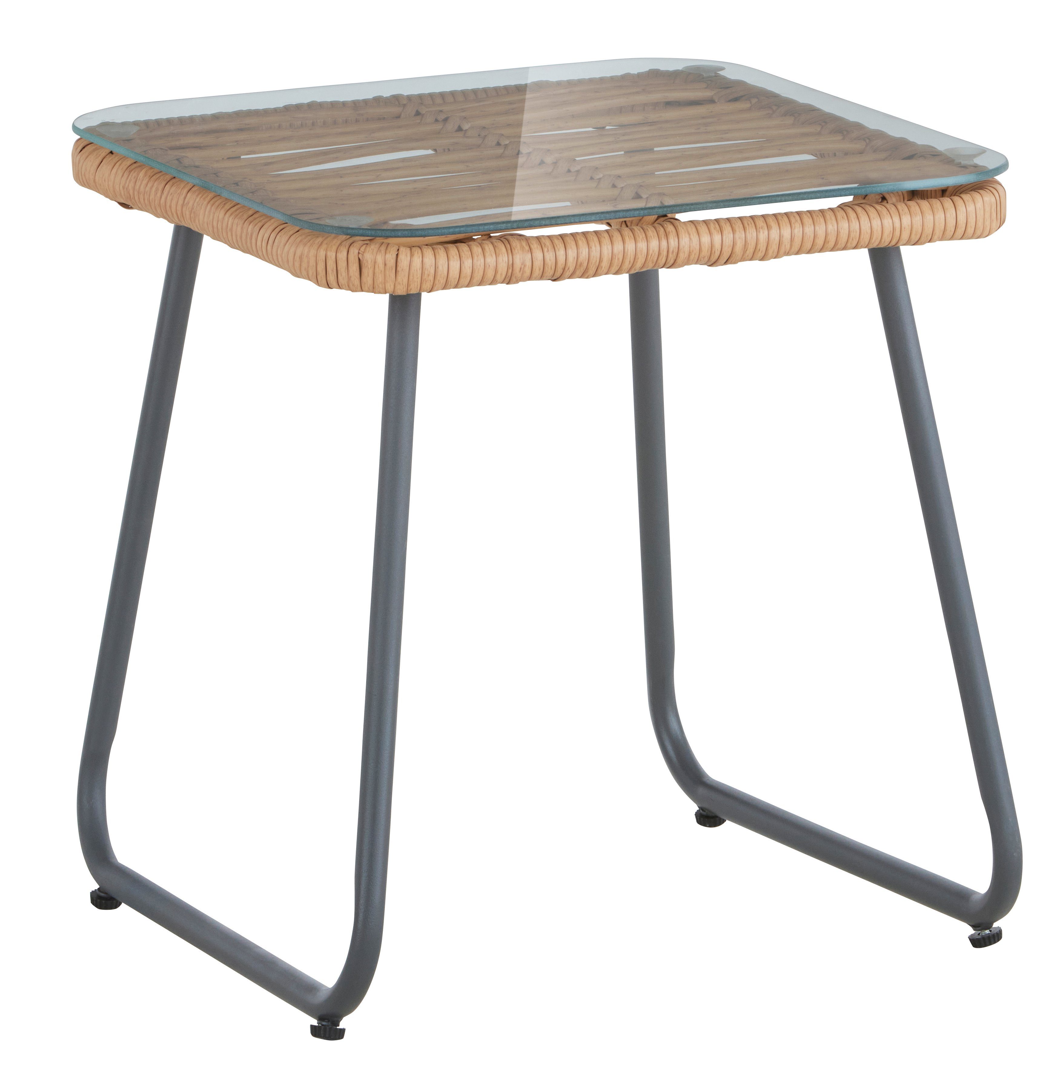 Guido Maria Kretschmer Home&Living Gartenlounge-Set Naxos, (9-tlg), mit natürlichem Look und gemütlichen Kissen