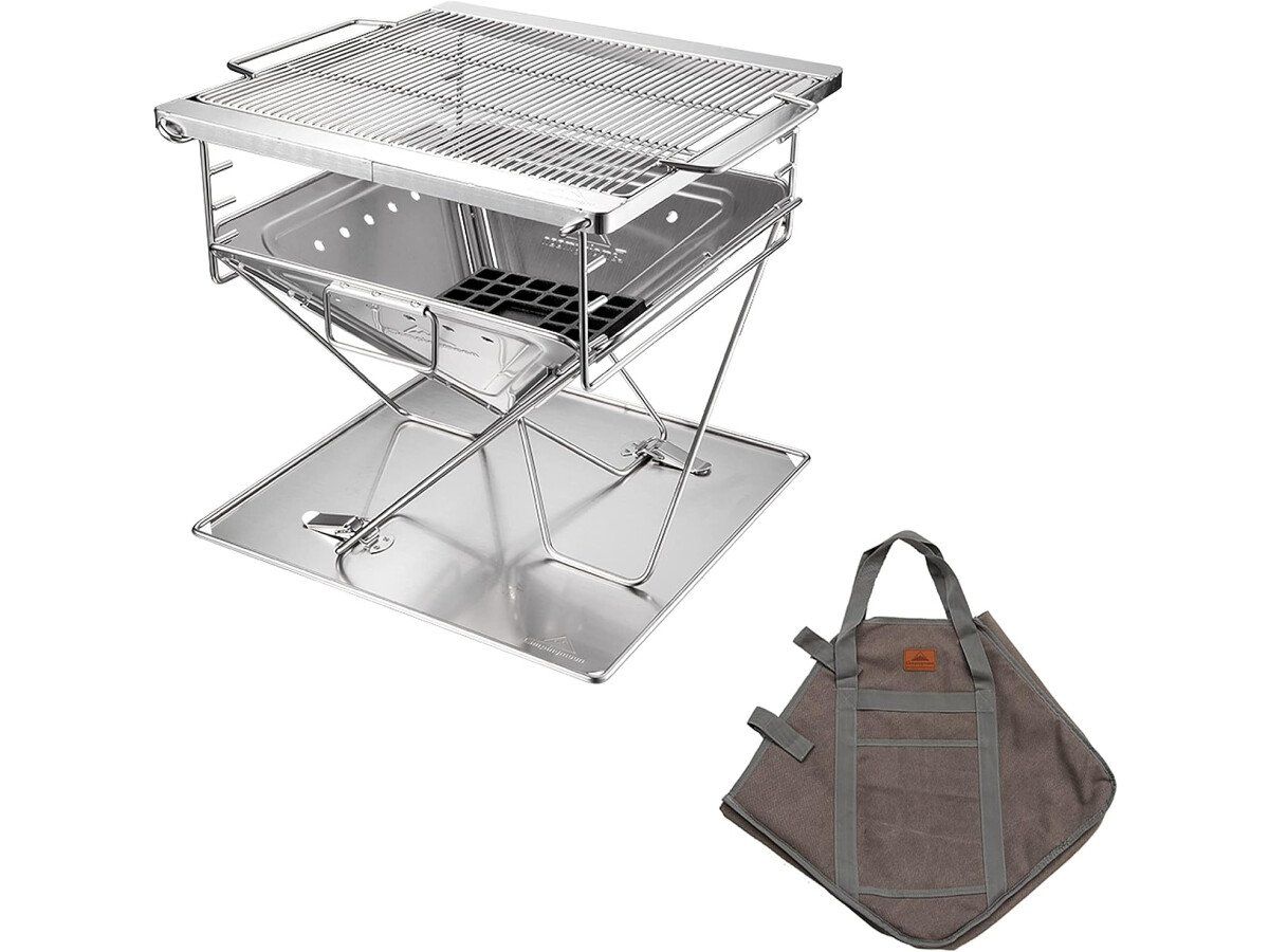 Campingmoon Large opvouwbare multifunctionele grill