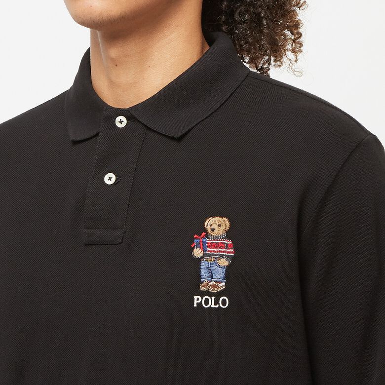 Polo Ralph Lauren Long Sleeve-Polo Shirt gift bear polo black