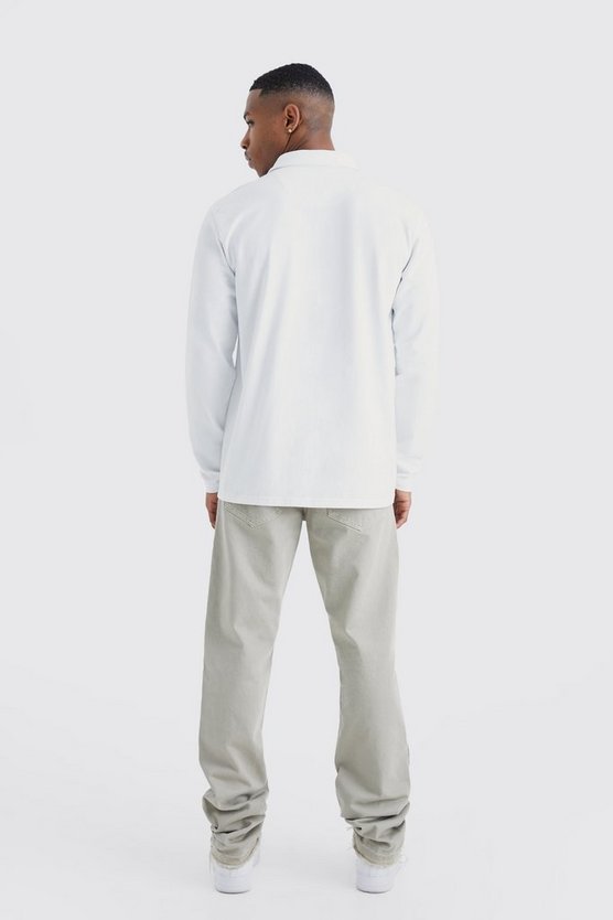 Langärmliges Jersey-Hemd