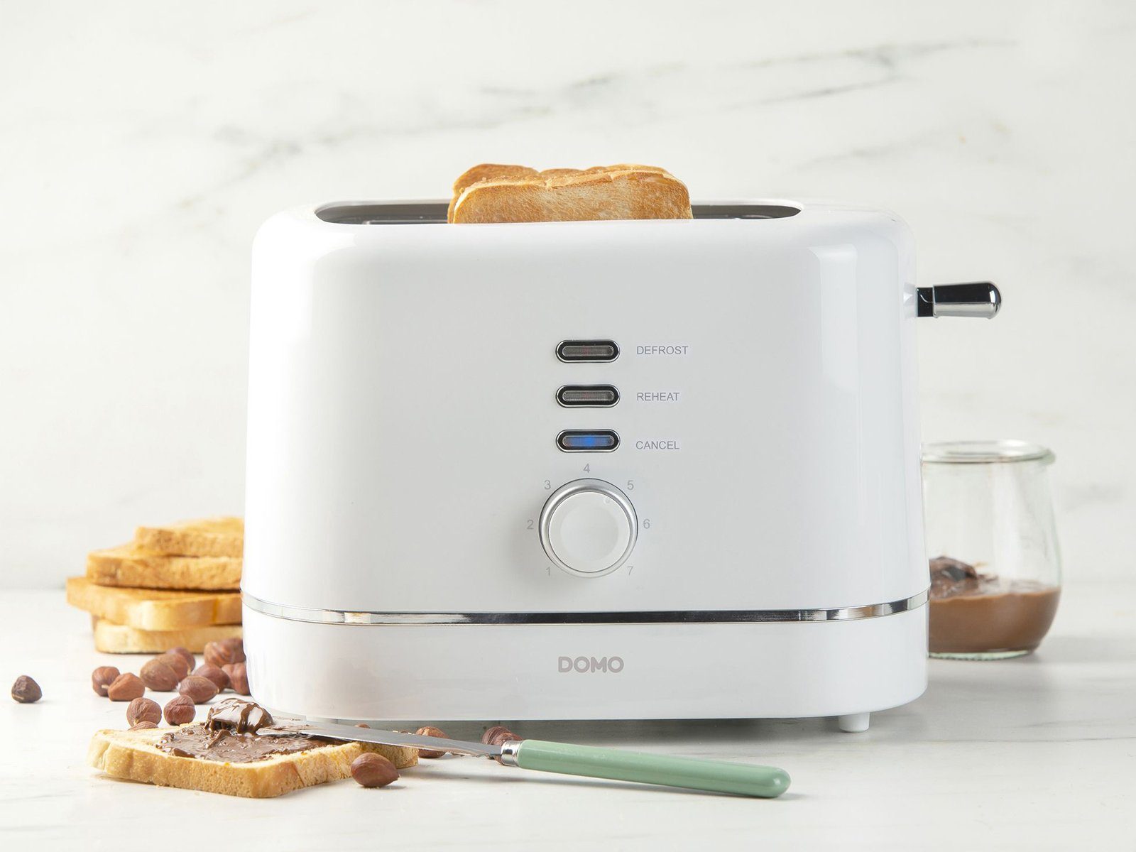 Setpoint Frühstücks-Set (3-tlg), Kabelloser Wasserkocher - kleiner Retro Toaster - Filterkaffeemaschine