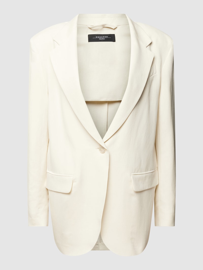 Blazer mit Pattentaschen Modell 'PAPAILE' in ecru