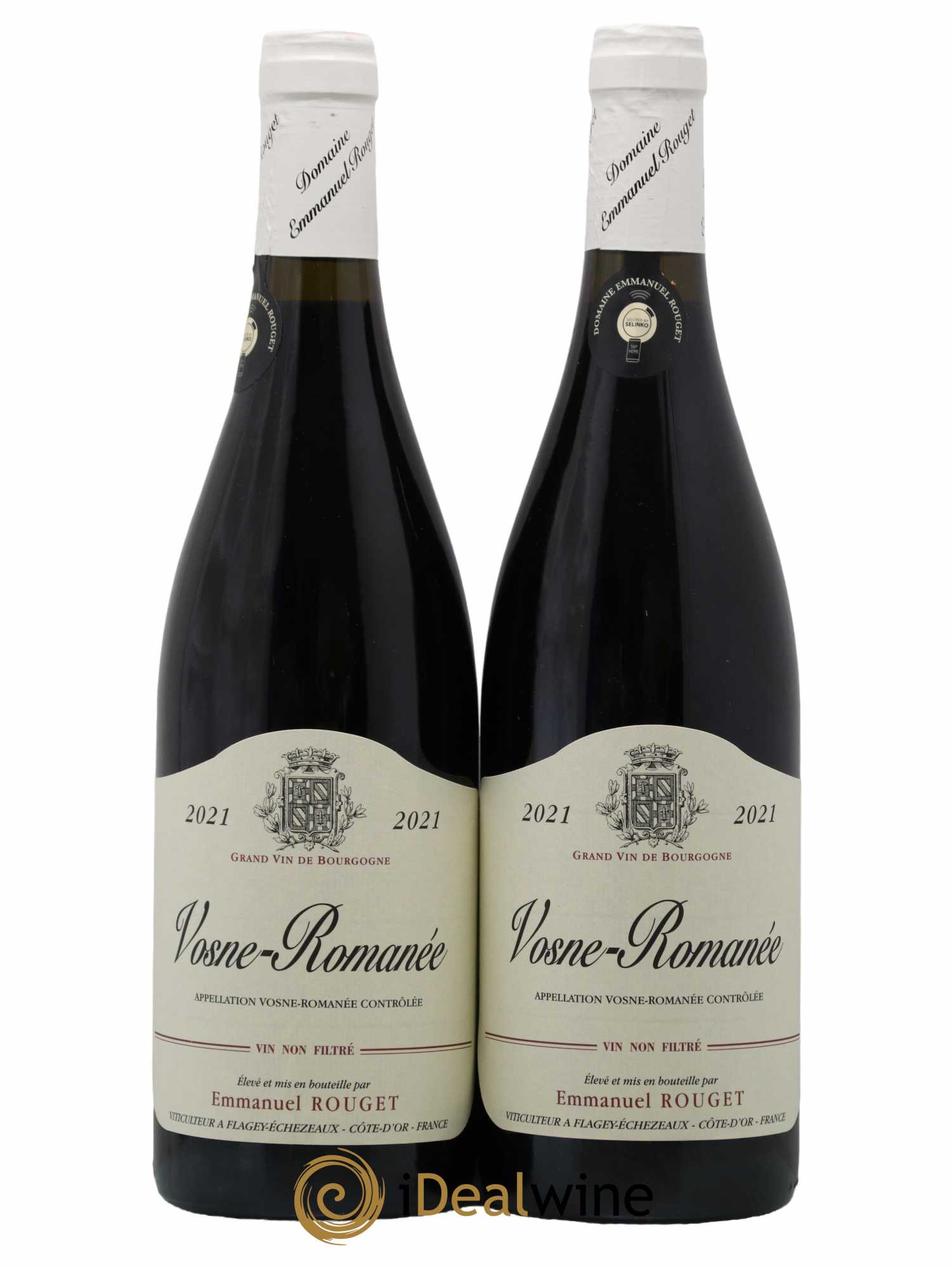 Vosne-Romanée Emmanuel Rouget  2021 - Lot de 2 Bouteilles