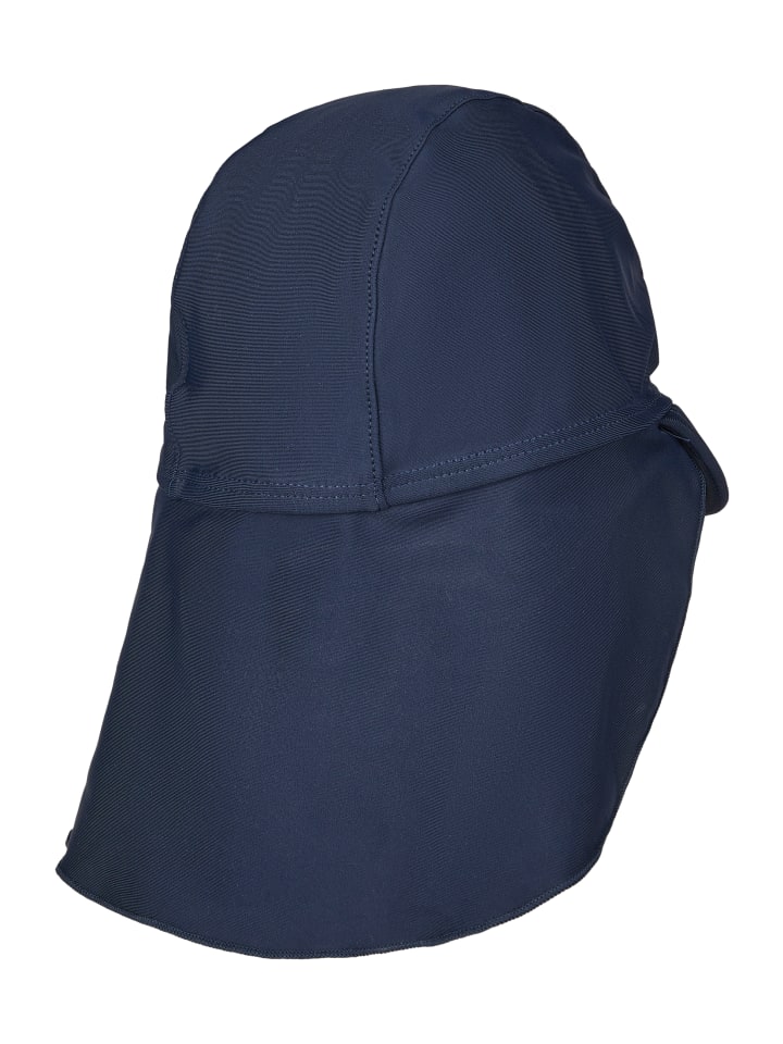 Sterntaler Bademütze mit Nackenschutz uni in marineblau günstig kaufen