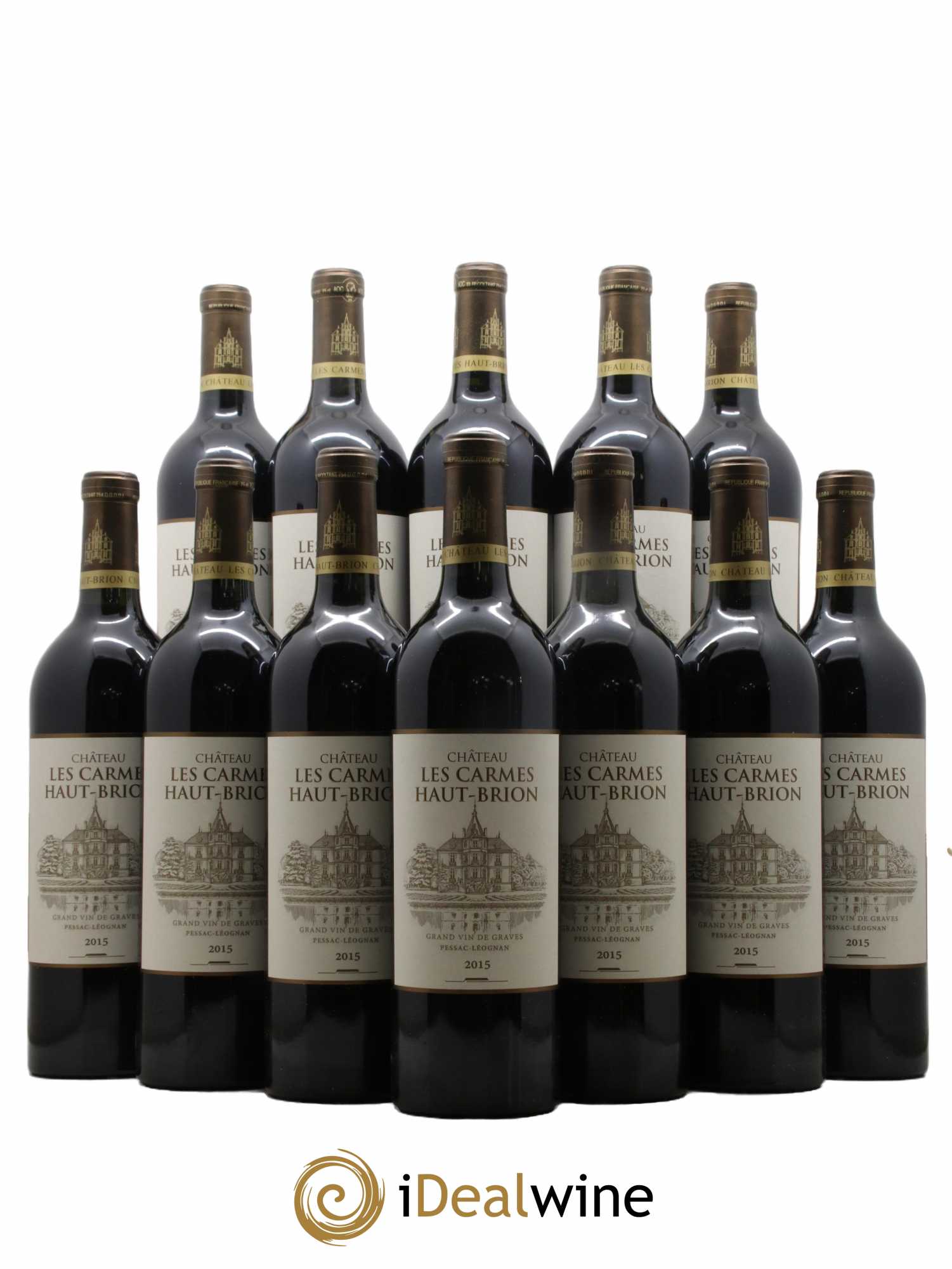Château Les Carmes Haut-Brion  2015 - Lot de 12 Bouteilles