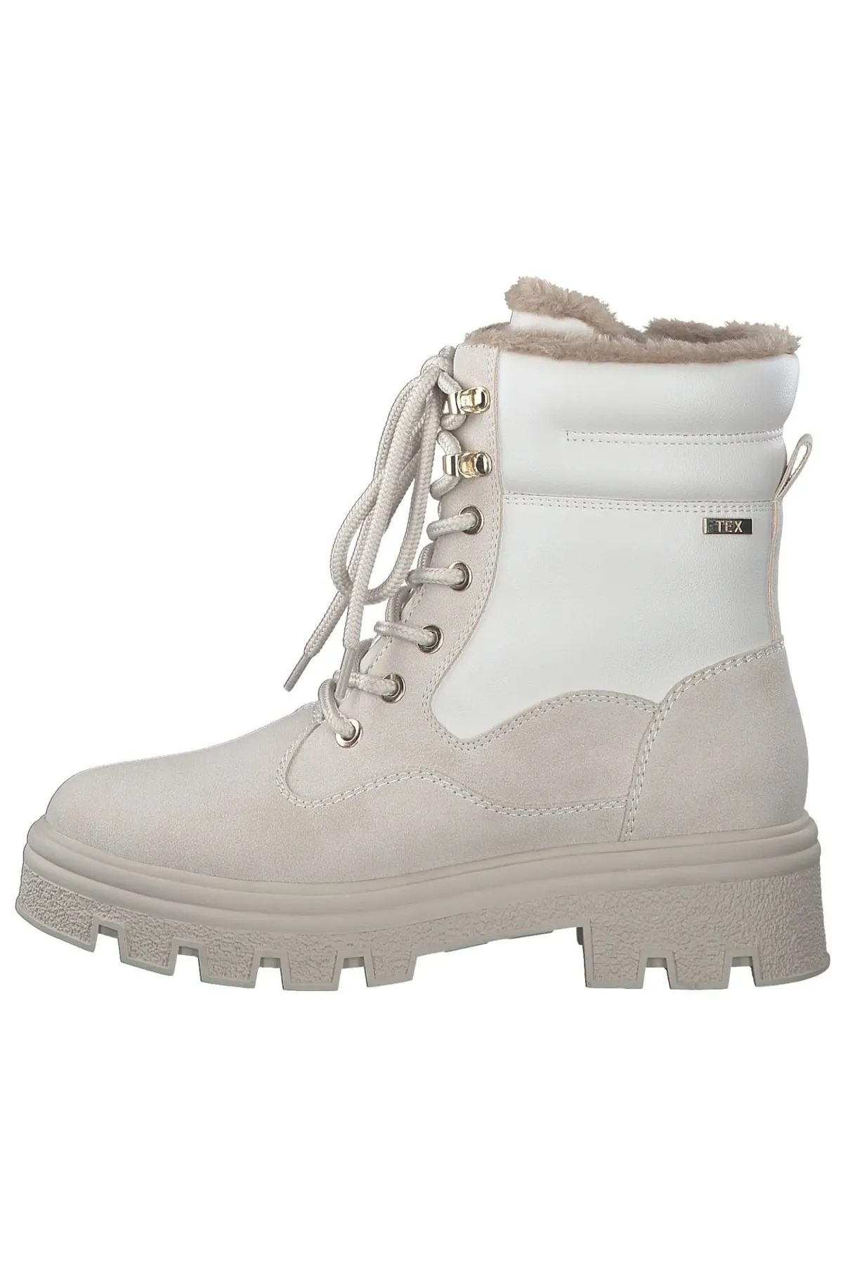 s.Oliver  Stiefelette - Grau - Blockabsatz