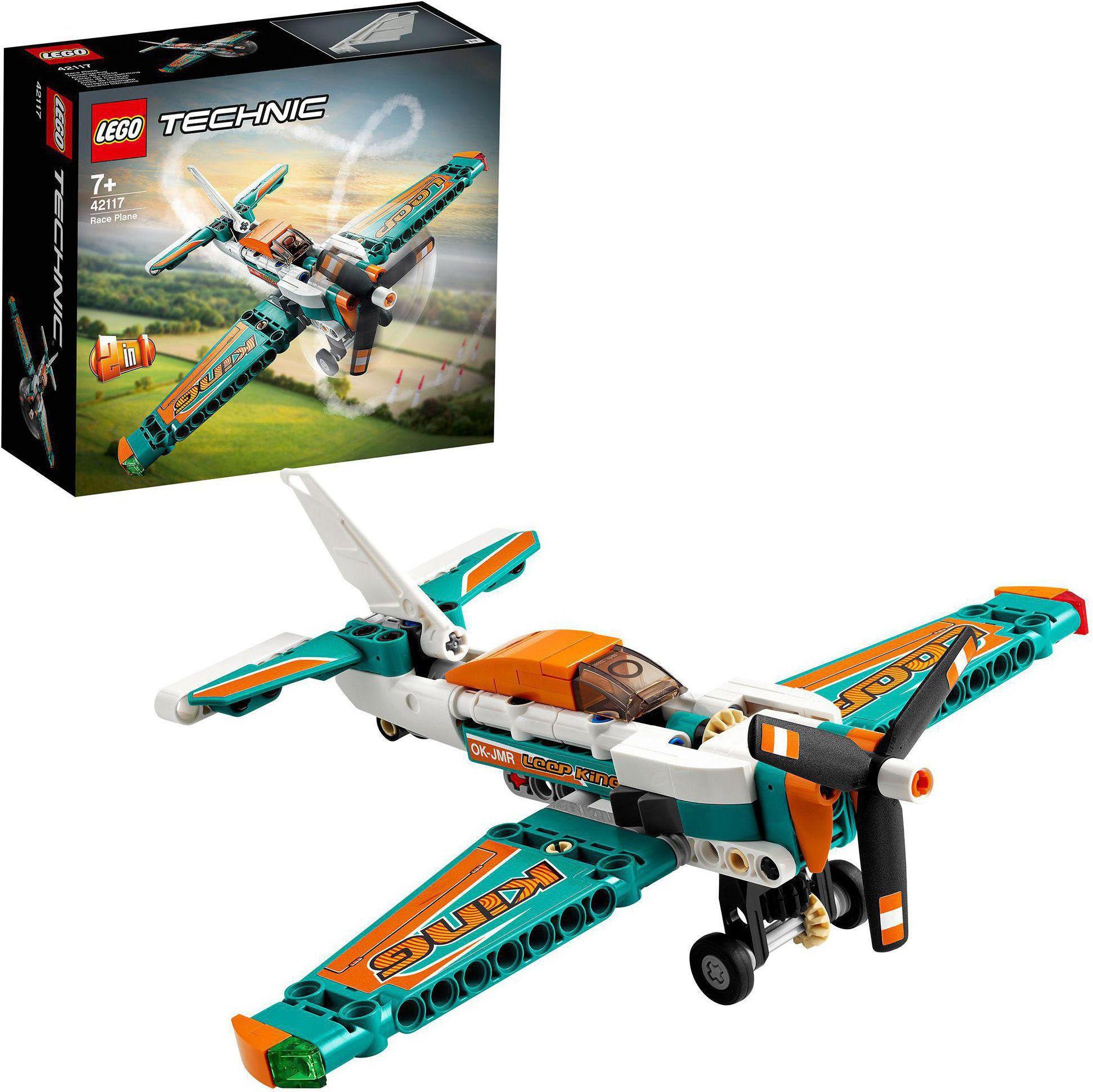 LEGO® Konstruktionsspielsteine Rennflugzeug (42117), LEGO® Technic, (154 St)