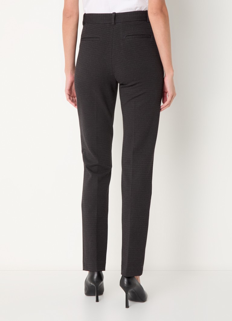 Pantaloni în carouri cu talie înaltă de la Gerard Darel Noli